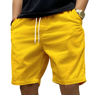 Herren Gerippte Sommer Shorts | Mit Kordelzug