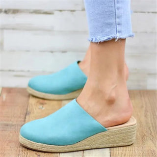 Mules compensées femme | Talon compensé