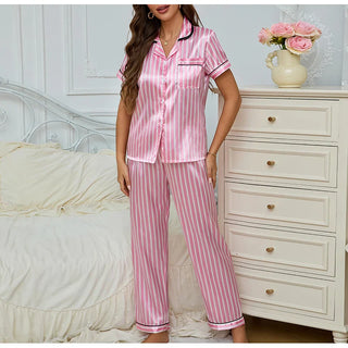 Women's Pajama Set | Short Sleeve & Pants