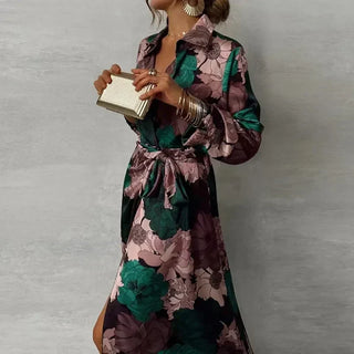 Robe portefeuille élégante pour femme | Maxi