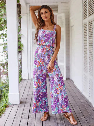 Damen Florales Zweiteiler Set | Sommer