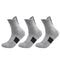 3 pairs – long – gray