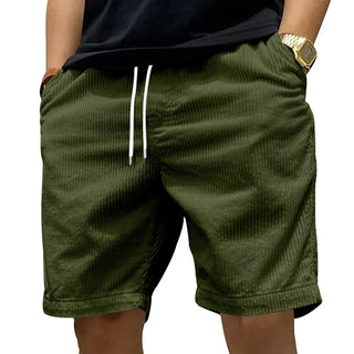 Herren Gerippte Sommer Shorts | Mit Kordelzug