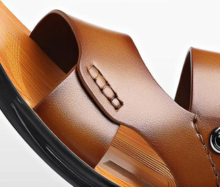 Sandales homme à bouts ouverts | Avec brides
