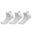 3 pares – cortos – blancos