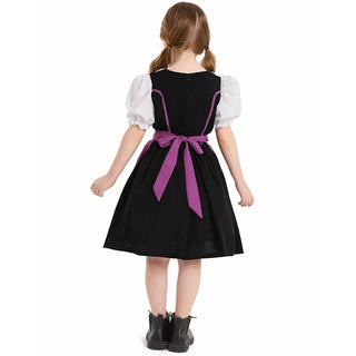 Kinder Oktoberfest Dirndl Kleid | Mit Schürze und Schnürung