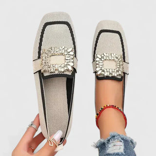 Damen Loafer mit Eckiger Zehenform | Zum Hineinschlüpfen