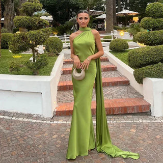 Robe de soirée dos nu femme | maxi