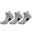 3 pares – cortos – gris