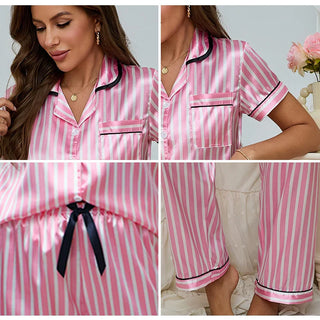 Women's Pajama Set | Short Sleeve & Pants