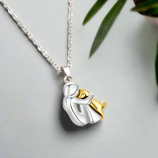 Collier pendentif pour amoureux des chiens | Design câlin