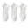 3 pares – blanco