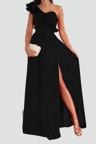 Robe de soirée asymétrique femme | Maxi