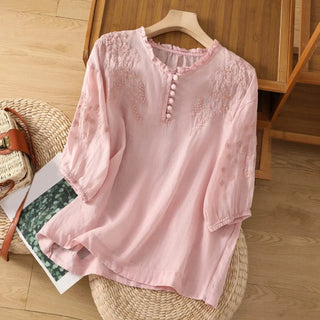 Damen Langarm Bluse | Sommer