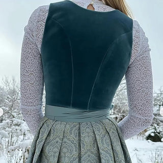 Disfraz vintage del Oktoberfest para mujer | Vestido dirndl bávaro