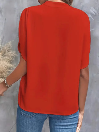 Women’s V-Neck Top | Short Sleeve