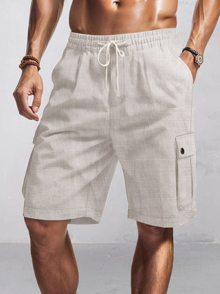 Herren Cargo Shorts | Mit Kordelzug