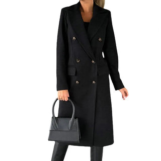 Women's Winter Trench Coat | Double-breasted