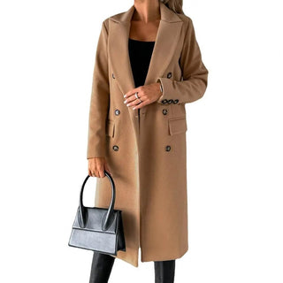 Women's Winter Trench Coat | Double-breasted