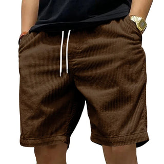 Herren Gerippte Sommer Shorts | Mit Kordelzug