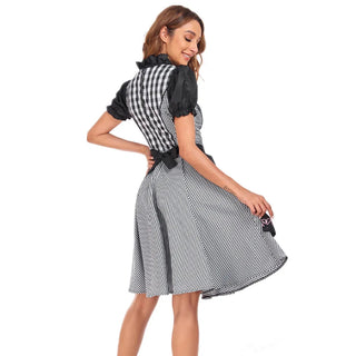 Vestido dirndl para mujer para el Oktoberfest | Dirndl con delantal