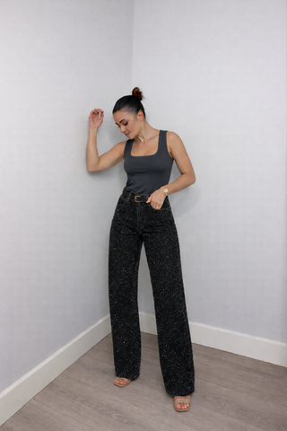 Women’s High-Waisted Jeans | Wide Leg