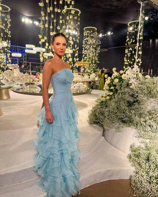 Damen Trägerloses Abendkleid | Maxi