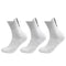 3 pairs – long – white