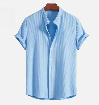Men's Short Sleeve Casual Shirt | Textured
