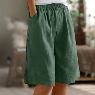 Damen Weite Culotte Shorts | Lässig