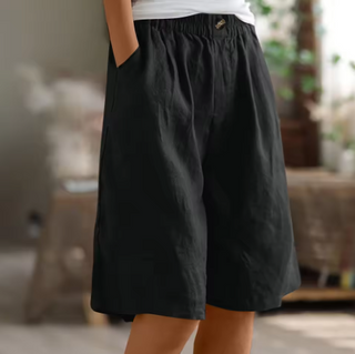 Damen Weite Culotte Shorts | Lässig