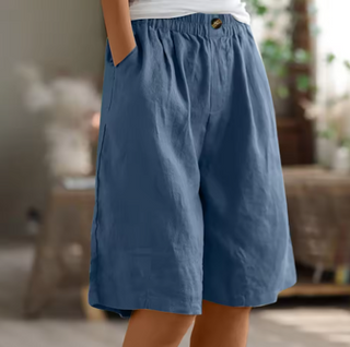 Damen Weite Culotte Shorts | Lässig