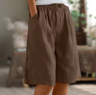 Damen Weite Culotte Shorts | Lässig