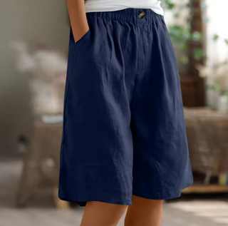 Damen Weite Culotte Shorts | Lässig