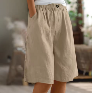 Damen Weite Culotte Shorts | Lässig