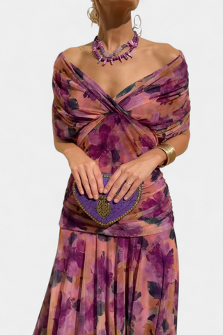 Damen Schulterfreies Abendkleid | Maxi