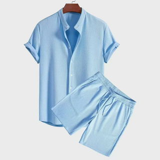 Conjunto casual de dos piezas para hombre | Manga corta
