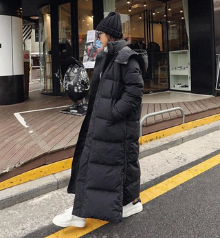 Doudoune longue hiver femme | Avec capuche