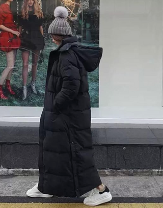 Doudoune longue hiver femme | Avec capuche