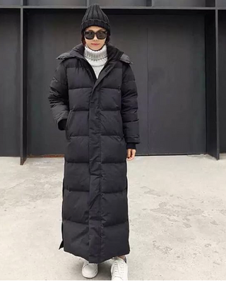 Doudoune longue hiver femme | Avec capuche