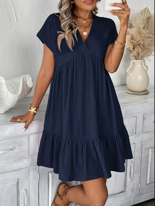 Robe d'été bohème décontractée pour femme | mi-longue
