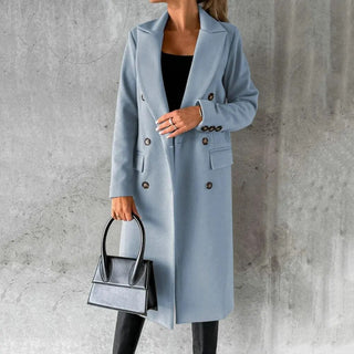 Women's Winter Trench Coat | Double-breasted