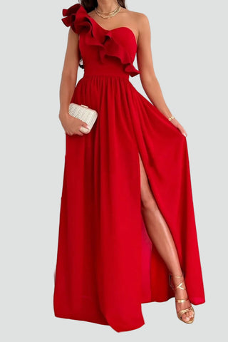 Robe de soirée asymétrique femme | Maxi