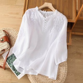 Damen Langarm Bluse | Sommer