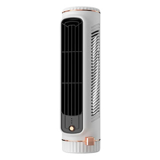 Tragbarer Bladeless Turmventilator in Weiß und Grün, Produktübersicht