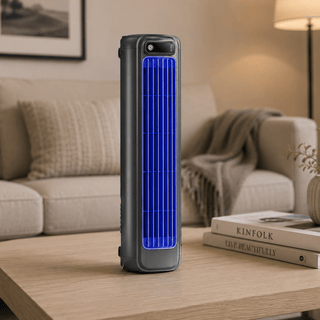 Weißer leiser tragbarer Turmventilator zur Sommerkühlung
