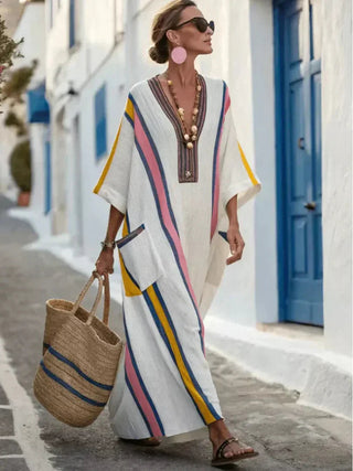 Robe d'été bohème femme | maxi