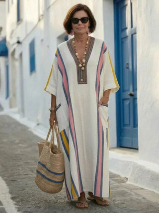 Robe d'été bohème femme | maxi