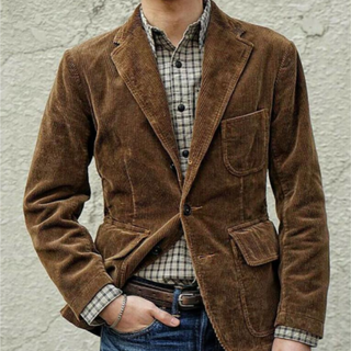 Men's Casual Blazer Jacket | With Button