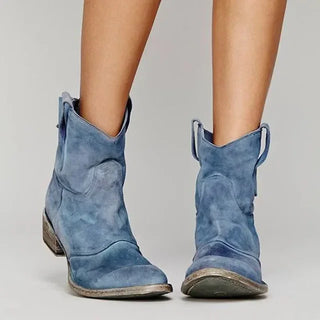 Women's Western Ankle Boots | Low Heel